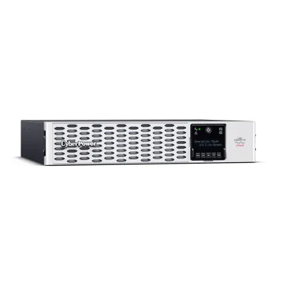 CYBERPOWER - PRL1500RT2UC - 1500VA/1500W, Sine Wave, 2U, NEMA 5-15P, 10 Ft Cord, 8 NEMA 5-15R, USB, Serial, SNMP, Cloud card, Relay, EPO, Lithium, PowerPanel Business Edition software, 5 Year Warranty