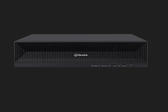 Hanwha - PRN-1600B2-16TB - 16 CH NVR (16TB Raw) up to 8K (32MP) Resolution (Intel based Model), Features AI Search (Best Shot, Attribute), object detection and classification, License plate detection and search for AI Based Cameras plus Adding AI Sea