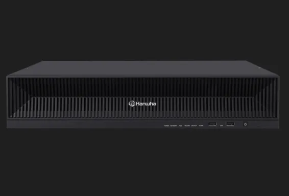 Hanwha - PRN-1600B2-64TB - 16 CH NVR (64TB Raw) up to 8K (32MP) Resolution (Intel based Model), Features AI Search (Best Shot, Attribute), object detection and classification, License plate detection and search for AI Based Cameras plus Adding AI Sea
