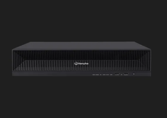 Hanwha - PRN-3200B2-16TB - 32 CH NVR (16TB Raw) up to 8K (32MP) Resolution (Intel based Model), Features AI Search (Best Shot, Attribute), object detection and classification, License plate detection and search for AI Based Cameras plus Adding AI Sea
