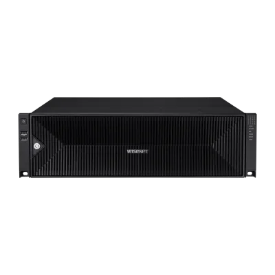 Hanwha - PRN-3200B4-96TB - 8K NVR (Intel based), 96TB RAW, 32 channels, H.265, H.264, MJPEG, 16 fixed internal SATA HDDs (10TB max per HDD), RAID 5 & 6, ARB (Automatic Recovery Backup), 400 Mbps recording / up to 32 Mbps playback, Dual stream recordi
