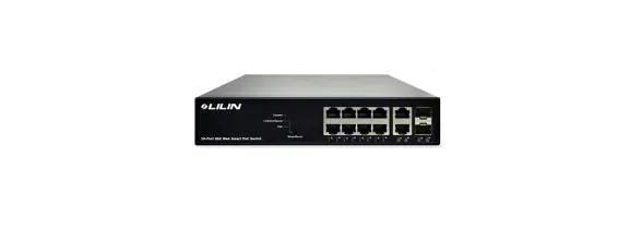 Lilin - PS3108C - 8-Port Web Smart GbE PoE+ Switch