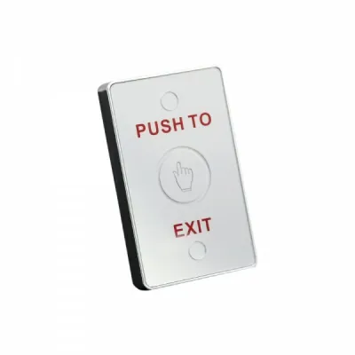 ZKTeco USA - PTE-1 - Exit Switch with Soft Touch Power 3A 12V DC Currrent Consumption 3A 70MA