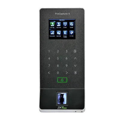 ZKteco USA - ProCapture-X-iClass - POE Fingerprint Access Control Terminal