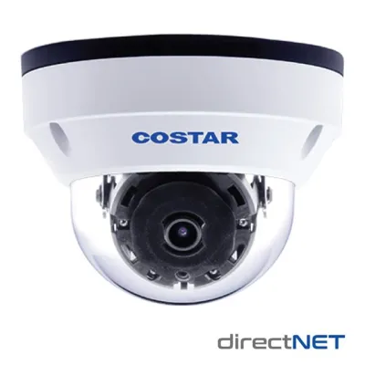 IDIS Americas - CDI5D28VIW - 5MP DirectNET Vandal Dome, Fixed (2.8mm), H.265@30FPS, IR, True WDR, IP67, IK10, Audio, NDAA