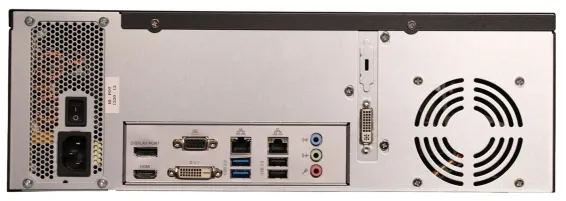 ExacqVision - 0804-04T-Q - 4TB Q-Series Hybrid Desktop Recorder with 4 IP Cameras Licenses and 8 Analog