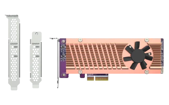 QNAP - QM2-2P-344A - Dual M.2 PCIe SSD Expansion Card