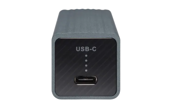 QNAP - QNA-UC5G1T - USB 3.0 to single port RJ45 5GbE/2.5GbE/1GbE/100MbE adapter, bus powered, USB type-c, 20cm USB-C to USB-A cable