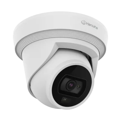 Hanwha - QNE-C9013RL - 4K Network Outdoor Flat-Eye Wisenet Q Camera with 3mm Fixed Focal Lens