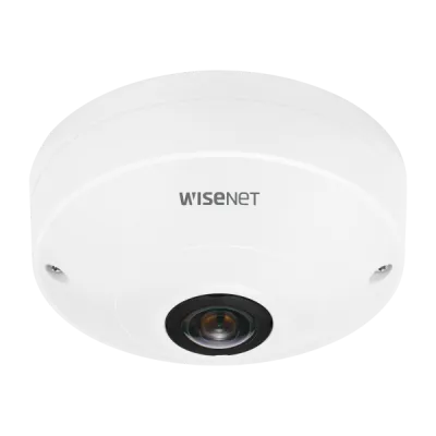 Hanwha - QNF-9010 - 12MP Network Indoor Fisheye Dome Wisenet Q Camera 