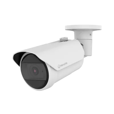 Hanwha - QNO-C8023R - Wisenet Q network outdoor vandal bullet camera, 5MP @ 30fps, fix lens 4mm (H:80°/V: 59°), triple codec H.265/H.264/MJPEG with WiseStream III technology, WiseNRⅡ(Based on AI engine), WDR 120dB, IR viewable length 30m(98.42ft), Mo
