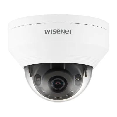 Hanwha - QNV-8010R - 5MP Network Outdoor Vandal Dome Wisenet Q Camera, 2.8mm Fixed Focal Lens