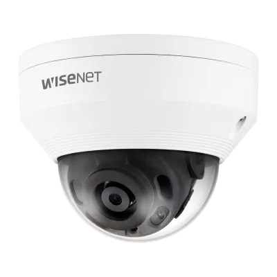 Hanwha - QNV-8020R - 5MP Network Outdoor Vandal Dome Wisenet Q Camera with 4.0mm Fixed Focal Lens
