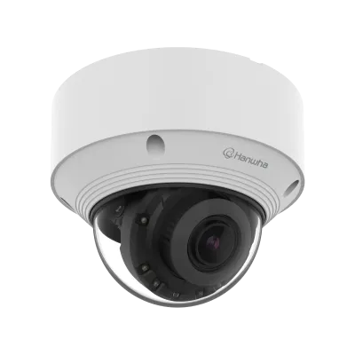 Hanwha - QNV-C6083R - Wisenet Q network outdoor vandal dome camera, 2MP @ 30fps, motorized vari-focal lens 3.2~10.2mm (H: 102.0°~32.2° / V: 54.2°~18.3°), triple codec H.265/H.264/MJPEG with Wisestream III (Based on AI engine), WiseNRⅡ(Based on AI eng