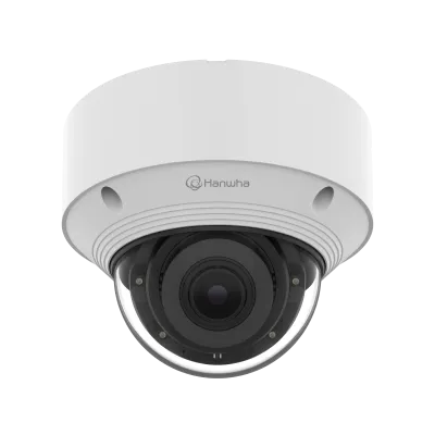 Hanwha - QNV-C9083R - 4K IR Outdoor Vandal Dome AI Camera with 3.2~10.2mm Lens