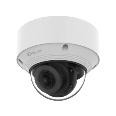 Hanwha - QNV-C9083R - 4K IR Outdoor Vandal Dome AI Camera with 3.2~10.2mm Lens