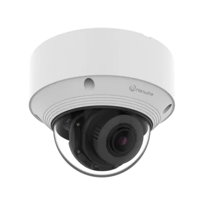Hanwha - QNV-C9083R - 4K IR Outdoor Vandal Dome AI Camera with 3.2~10.2mm Lens