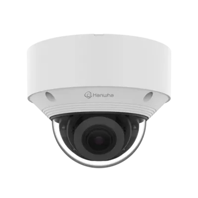 Hanwha - QNV-C9083R - 4K IR Outdoor Vandal Dome AI Camera with 3.2~10.2mm Lens