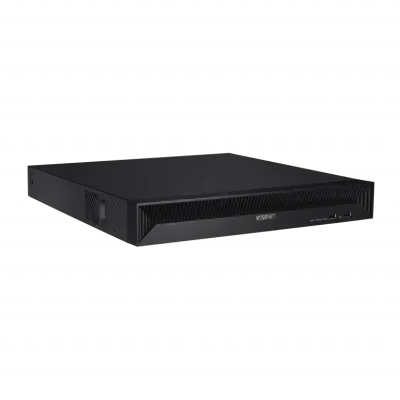 Hanwha - QRN-1630S - 16 Channel Network Video Record with 16 PoE Ports, 2 Fixed Internal SATA HDDs, 2 HDMI Outputs
