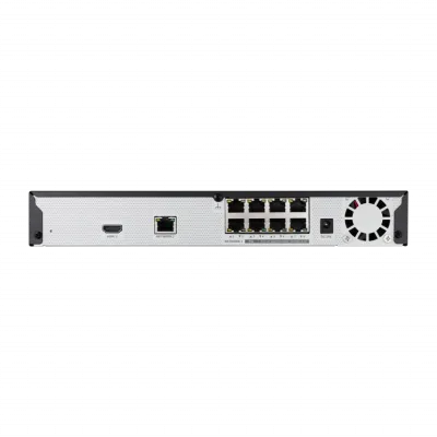 Hanwha - QRN-830S - 8 Channel Network Video Record with 8 PoE Ports