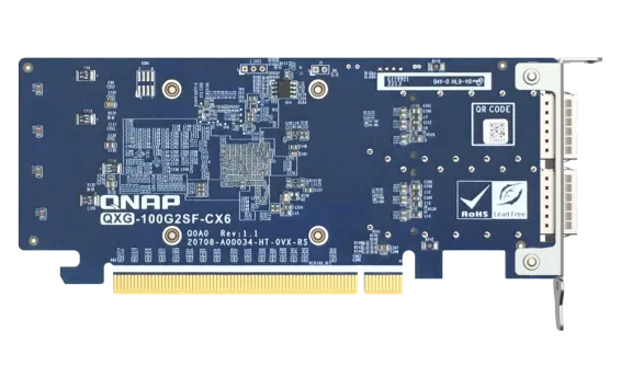 QNAP - QXG-100G2SF-CX6 - Dual Port per 100GbE Network Adapter