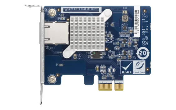 QNAP - QXG-5G1T-111C - 5GbE multi-Gig expansion card;Aquantia AQC111C