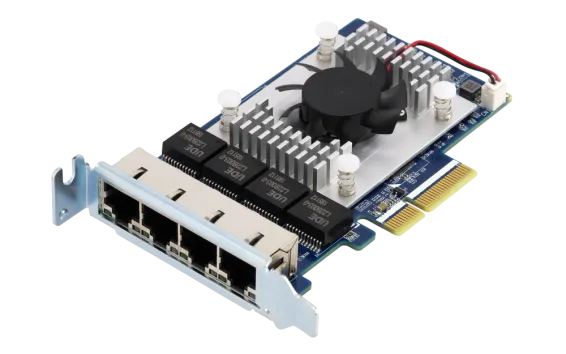QNAP - QXG-5G4T-111C - Quad-Port 5GbE Multi-Gig Expansion Card : Aquantia AQC111C