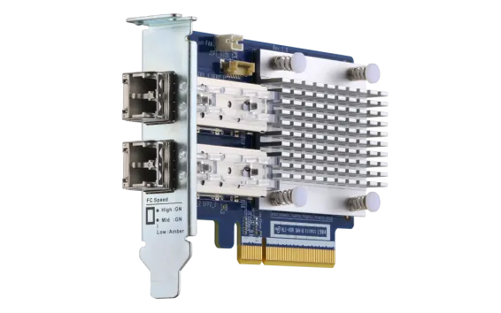 QNAP - QXP-32G2FC - 32G Fibre Channel Host Bus Adapter, 2 x Transceivers are Included
