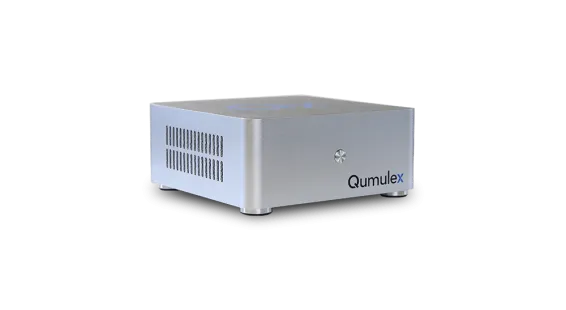 Qumulex - QXS100-12 - QxStation 100 - Compact gateway with 12TB HDD. Add up to 16 cameras and up to 32 total resources.