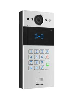 Akuvox - R20K In-Wall - Slim SIP Intercom with Keypad and RF card reader