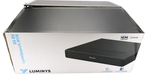 Luminys - R54-32NA4 - R5 Mainstream Series NVR, 32MP 32 Channel 1.5U Dual NIC, 4SATA,  Analytics by Recorder, LumiSearch+, 4TB