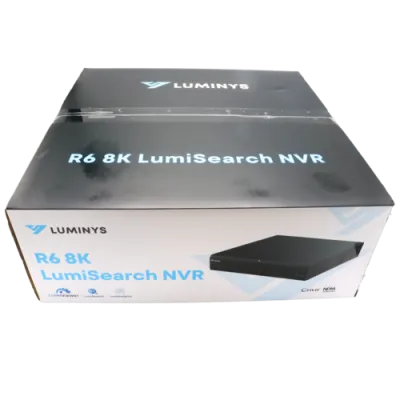 Luminys - R68-64NA - R6 Extreme Series NVR, 32MP 64 Channel 2U Dual NIC, 8SATA,  Analytics by Recorder Including Metadata, LumiSearch Supported