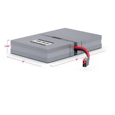 CYBERPOWER - RB0690X2A - CYBERPOWER UPS PREPLACEMENT BATTERY, 2 X 6V/8AH BATTERIES, 18-MONTH WTY
