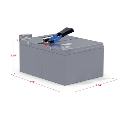 CYBERPOWER - RB12120X2B - CyberPower Replacement Battery Pack for PR1000LCD, 18 Month Warranty