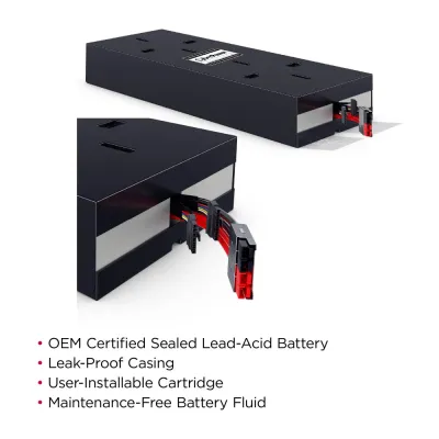 CYBERPOWER - RB1260X8 - REPLACEMENT BATTERY 8x12V/6AH