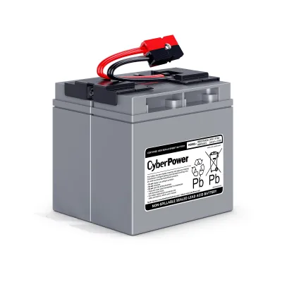 CYBERPOWER - RB1270X2A - Replacement Battery Cartridge for CP1350PFCLCD, 2 batteries, 12V/7AH, Sealed lead-acid, 18 month warranty