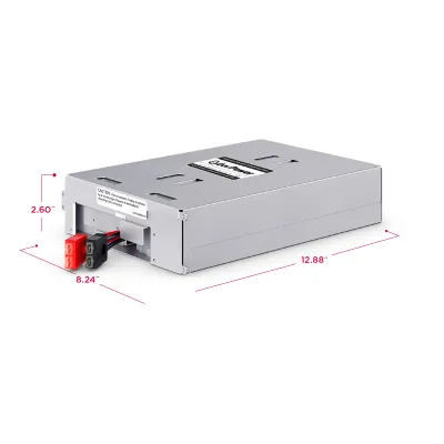 CYBERPOWER - RB1270X4C - Replacement Battery Cartridge for CPS1500AVR, 4 batteries, 12V/7AH, Sealed lead-acid, 18 month warranty