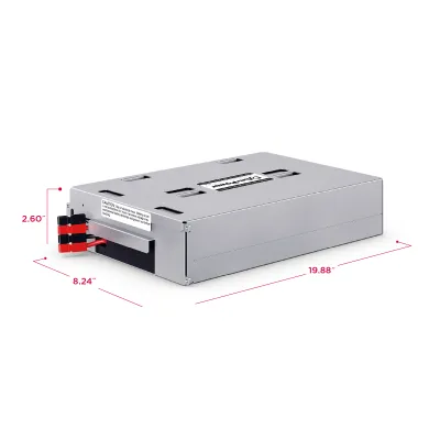 CYBERPOWER - RB1270X4E - Replacement Battery Cartridge for OR1500PFCRT2U, 4 batteries, 12V/7AH, Sealed lead-acid, 18 month warranty