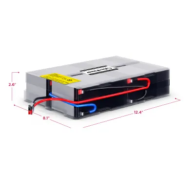 CYBERPOWER - RB1270X4F - REPLACEMENT BATTERY CARTRIDGE, 4 BATTERIES, 12V/7AH, SEALED LEAD-ACID, 18 MONTH WARRANTY