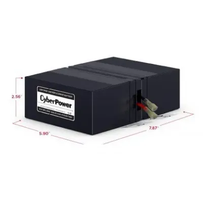CYBERPOWER - RB1280X2A - Replacement Battery Cartridge for CP1500AVRT, CP1500AVRLCD, 2 batteries, 12V/9AH, Sealed lead-acid, 18 month warranty