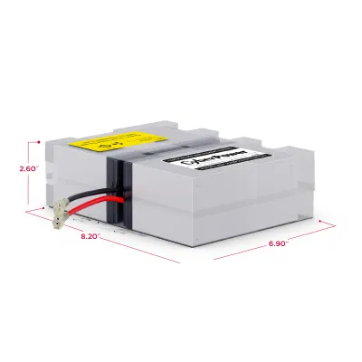 CYBERPOWER - RB1290X2C - Replacement Battery for OR1000PFCRT2U, 2 Batteries, 12V/9Ah, Sealed Lead-Acid, 18 Month Warranty