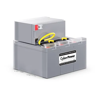 CYBERPOWER - RB1290X4K - REPLACEMENT BATTERY CARTRIDGE FOR PR2200LCDSL & PR3000LCDSL , 4 BATTERIES, 12V/9AH, SEALED LEAD-ACID, 18 MONTH WARRANTY