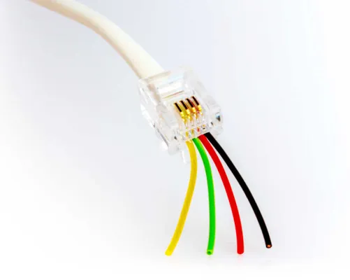 Jonard Tools - RJ11-100 - RJ11 Pass-Through Connectors (Pack of 100)