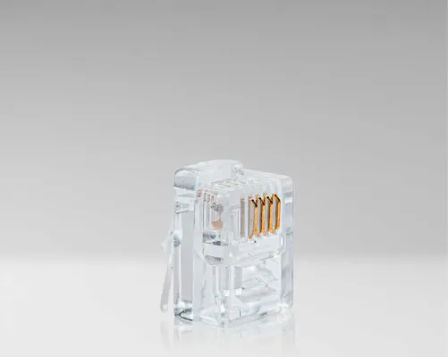 Jonard Tools - RJ11-100 - RJ11 Pass-Through Connectors (Pack of 100)