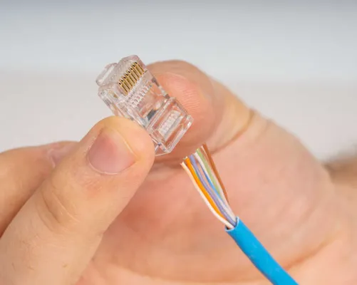 Jonard Tools - RJ45-R510 - Standard Cat5e RJ45 Connectors for Telephone Cable (Pack of 10)
