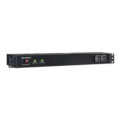 CYBERPOWER - RKBS15S2F10R - 3600 J, 120 V, NEMA 5-15P plug, 12 NEMA 5-15R (2 front, 10 rear), 15 ft cord, Limited lifetime warranty