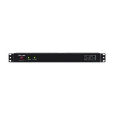 CYBERPOWER - RKBS15S2F12R - 3600 J, 120 V, NEMA 5-15P plug, 14 NEMA 5-15R (2 front, 12 rear), 15 ft cord, Limited lifetime warranty