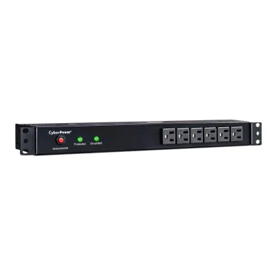 Cyber Power - RKBS15S6F8R - 3600 J, 120 V, NEMA 5-15P Plug, 14 NEMA 5-15R (6 front, 8 rear), 15 ft Cord, Limited Lifetime Warranty