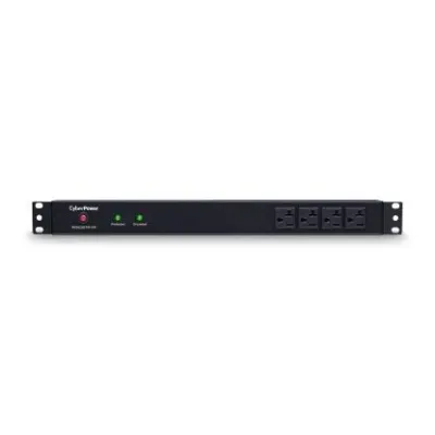 CYBERPOWER - RKBS20ST4F10R - 1800 J, 120 V, NEMA L5-20P twist lock plug, 14 NEMA 5-20R (4 front, 10 rear), 15 ft cord, Limited lifetime warranty