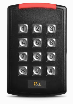 PDK - RKPB - Red Keypad Reader High Security + Prox + Mobile